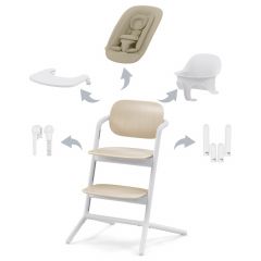 Pack 4-en-1 chaise haute Lemo 2