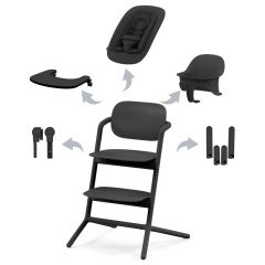 Pack 4-en-1 chaise haute Lemo 2