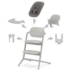 Pack 4-en-1 chaise haute Lemo 2