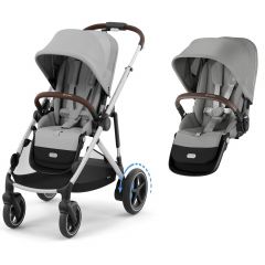 Poussette e-Gazelle S + second siège