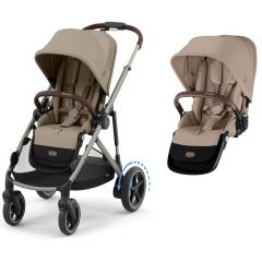 Poussette e-Gazelle S + second siège