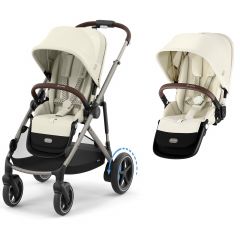 Poussette e-Gazelle S + second siège