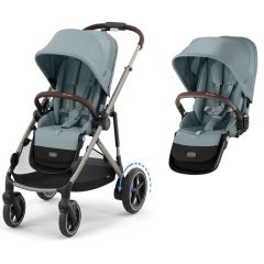 Poussette e-Gazelle S + second siège