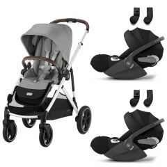 Poussette Gazelle S 2 + 2 sièges-auto Cloud T i-Size