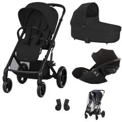 Trio Balios S Lux 3 + nacelle S Lux + Cloud G i-Size + habillage-pluie poussette
