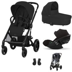 Trio Balios S Lux 3 + nacelle S Lux + Cloud G i-Size + habillage-pluie poussette