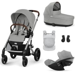Trio Balios S Lux 3 + nacelle S Lux + Cloud G i-Size + porte-bébé Amya