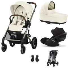 Trio Balios S Lux 3 + nacelle S Lux + Cloud G i-Size + habillage-pluie poussette