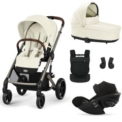 Trio Balios S Lux 3 + nacelle S Lux + Cloud G i-Size + porte-bébé Amya