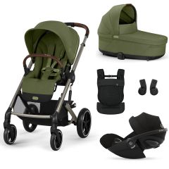 Trio Balios S Lux 3 + nacelle S Lux + Cloud G i-Size + porte-bébé Amya