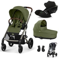 Trio Balios S Lux 3 + nacelle S Lux + Cloud G3 i-Size + habillage-pluie poussette