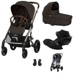 Trio Balios S Lux 3 + nacelle S Lux + Cloud G i-Size + habillage-pluie poussette