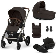 Trio Balios S Lux 3 + nacelle S Lux + Cloud G i-Size + porte-bébé Amya