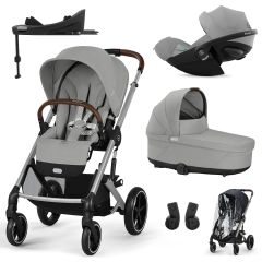 Trio Balios S Lux 3 + nacelle S Lux + Cloud G3 i-Size + Base G3 + habillage-pluie poussette