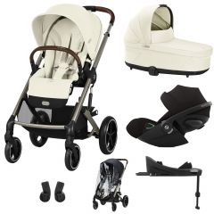 Trio Balios S Lux 3 + nacelle S Lux + Cloud G + Base G + habillage-pluie poussette