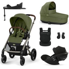 Trio Balios S Lux 3 + nacelle S Lux + Cloud G i-Size + Base G + porte-bébé Amya