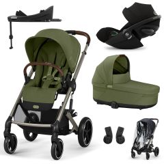 Trio Balios S Lux 3 + nacelle S Lux + Cloud G3 i-Size + Base G3 + habillage-pluie poussette