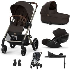 Trio Balios S Lux 3 + nacelle S Lux + Cloud G + Base G + habillage-pluie poussette
