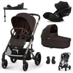 Trio Balios S Lux 3 + nacelle S Lux + Cloud G3 i-Size + Base G3 + habillage-pluie poussette