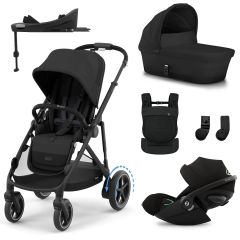 Trio e-Gazelle S + nacelle + Cloud G3 i-Size + Base G3 + porte-bébé Amya