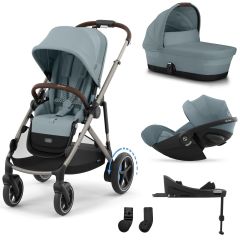 Trio e-Gazelle S + nacelle + Cloud G i-Size + Base G