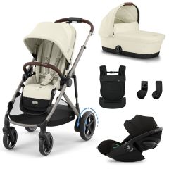 Trio e-Gazelle S + nacelle + Cloud G3 i-Size + porte-bébé Amya