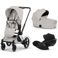 Trio e-Priam 3 + nacelle pliable + Cloud G i-Size