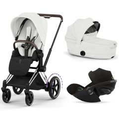 Trio e-Priam 3 + nacelle pliable + Cloud G i-Size