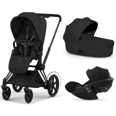 Trio e-Priam 3 + nacelle pliable + Cloud G i-Size