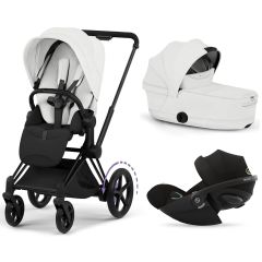 Trio e-Priam 3 + nacelle pliable + Cloud G i-Size