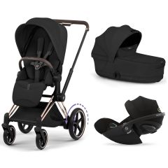 Trio e-Priam 3 + nacelle pliable + Cloud G i-Size