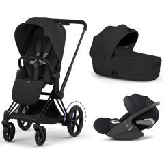 Trio e-Priam 3 + nacelle pliable + Cloud T i-Size