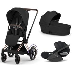 Trio e-Priam 3 + nacelle pliable + Cloud T i-Size