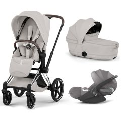 Trio e-Priam 3 + nacelle pliable + Cloud T i-Size