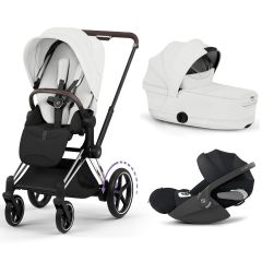 Trio e-Priam 3 + nacelle pliable + Cloud T i-Size