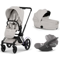 Trio e-Priam 3 + nacelle pliable + Cloud T i-Size