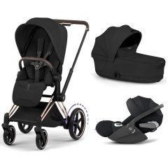 Trio e-Priam 3 + nacelle pliable + Cloud T i-Size