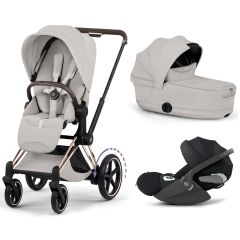 Trio e-Priam 3 + nacelle pliable + Cloud T i-Size