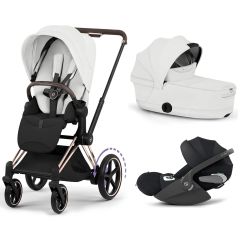 Trio e-Priam 3 + nacelle pliable + Cloud T i-Size