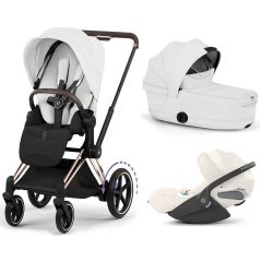 Trio e-Priam 3 + nacelle pliable + Cloud T i-Size