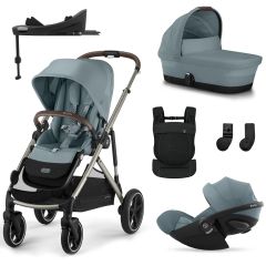 Trio Gazelle S 2 + nacelle + Cloud G i-Size + Base G + porte-bébé Amya