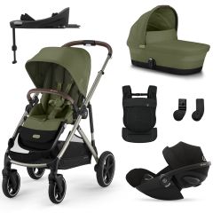 Trio Gazelle S 2 + nacelle + Cloud G i-Size + Base G + porte-bébé Amya