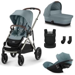 Trio Gazelle S 2 + nacelle + Cloud G3 i-Size + porte-bébé Amya