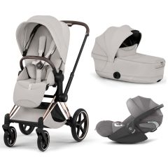 Trio Priam 5 + nacelle pliable + Cloud T i-Size