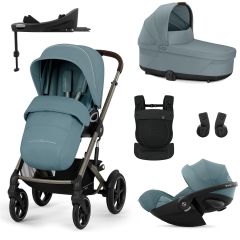 Trio Talos S Lux 3 + nacelle S Lux + Cloud G3 i-Size + Base G3 + porte-bébé Amya