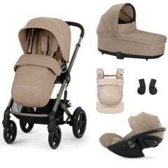 Trio Talos S Lux 3 + nacelle S Lux + Cloud G i-Size + porte-bébé Amya