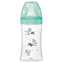 Biberon Initiation+ verre 270ml 3 vitesses débit 2 (0-6M)