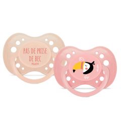 Set de 2 sucettes anatomiques +18 mois