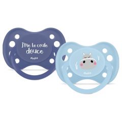 Set de 2 sucettes anatomiques +6 mois