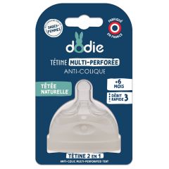Tétine multi-perforée débit 3 (+6mois)